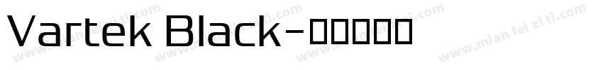 Vartek Black字体转换